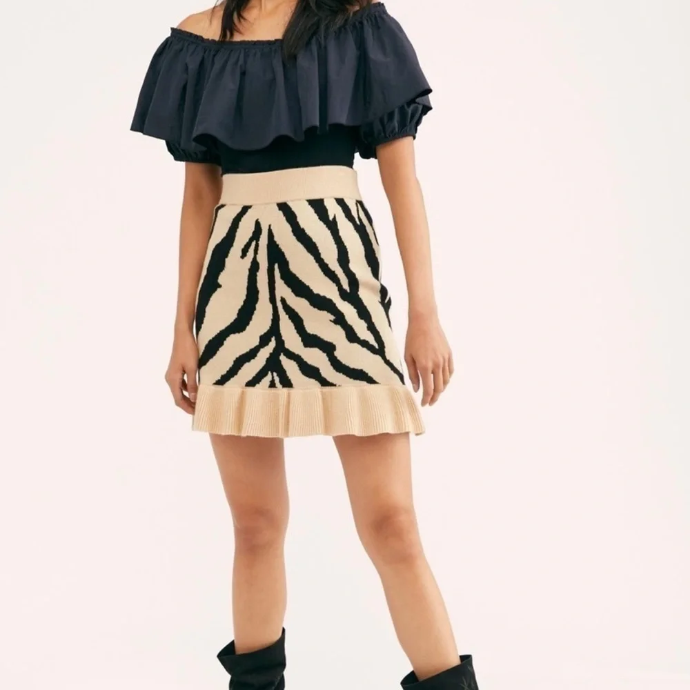 FREE PEOPLE x Jen’s Pirate Booty Siberian Trumpet Mini Skirt